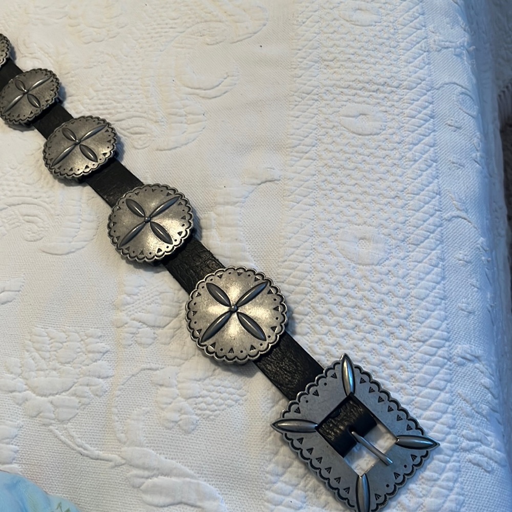 Leatherock ladies concho belt